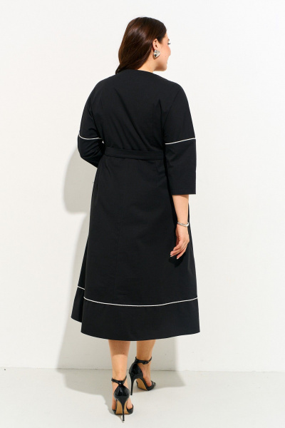 Платье IVA 1716 черный - фото 9