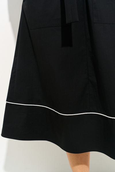 Платье IVA 1716 черный - фото 7