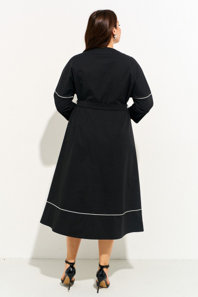 Платье IVA 1716 черный - фото 4