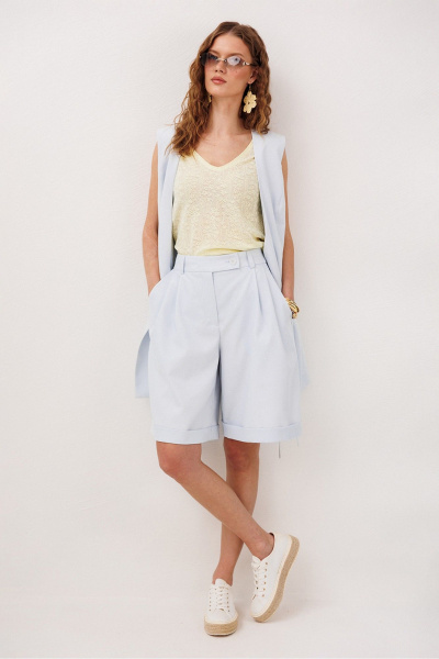 Шорты Butеr 3306 голубой - фото 1