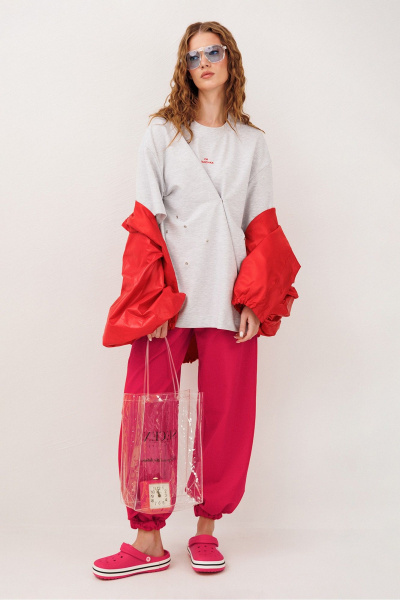 Брюки Butеr 3334 малина - фото 1