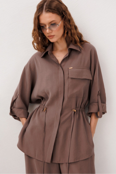 Брюки, рубашка Butеr 3336 коричневый - фото 6