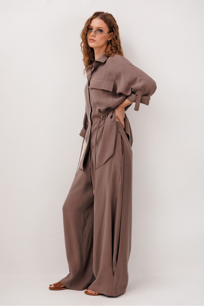 Брюки, рубашка Butеr 3336 коричневый - фото 4