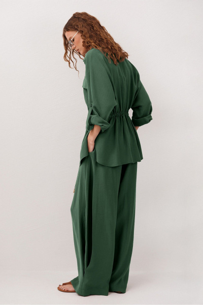 Брюки, рубашка Butеr 3336 изумруд - фото 8