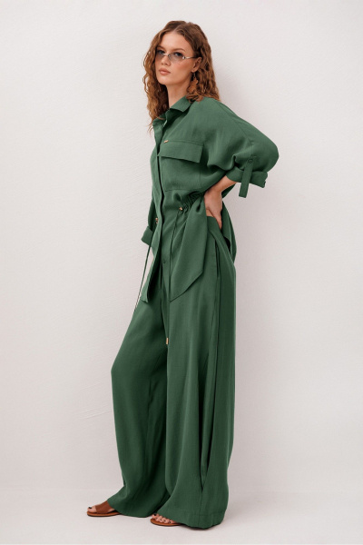 Брюки, рубашка Butеr 3336 изумруд - фото 3