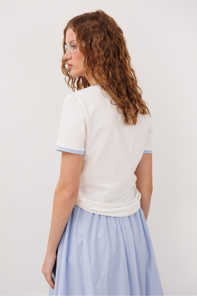 Футболка Butеr 3337 молочный - фото 4