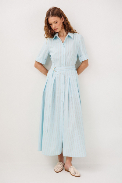 Платье Butеr 3341 небесная-полоска - фото 3