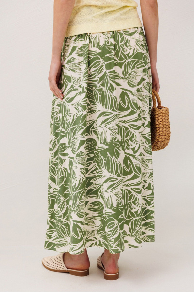 Юбка Butеr 3342 принт-листья - фото 4