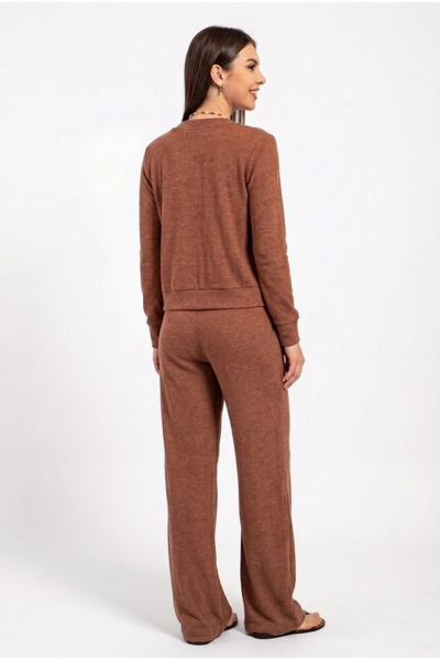 Брюки Nova Line 40077 миндальный - фото 2