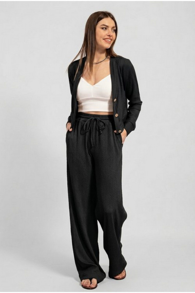 Брюки Nova Line 40077 чёрный - фото 1