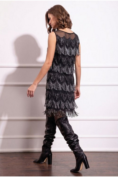 Платье Nova Line 50385 чёрный - фото 2