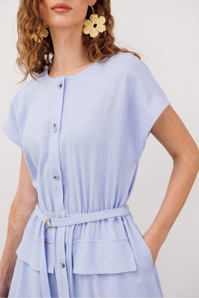 Платье Butеr 3343 голубой - фото 5