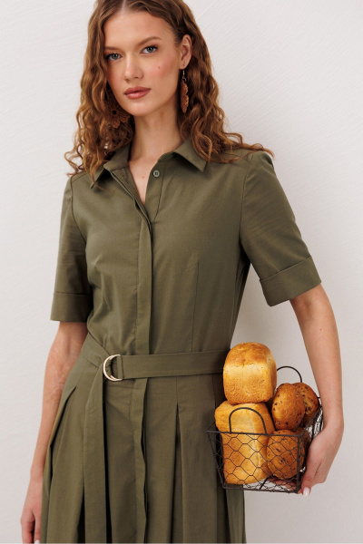 Платье Butеr 3345 хаки - фото 4