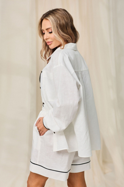 Блуза, шорты Golden Valley 6767 белый - фото 3