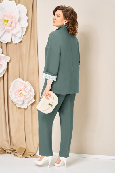 Блуза, брюки, жакет VOLNA 1427 мята - фото 6