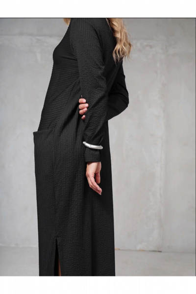 Платье Erika 7263 черный - фото 2