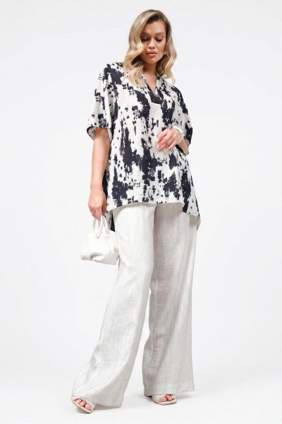 Блуза Erika 1737-5 серый - фото 1