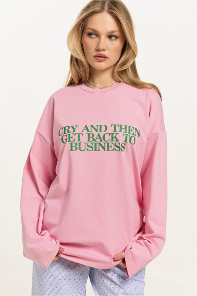 Джемпер JRSy 2676 розовый - фото 1