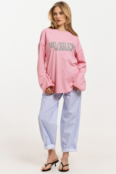 Джемпер JRSy 2676 розовый - фото 2