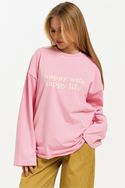 Джемпер JRSy 2678 розовый - фото 1