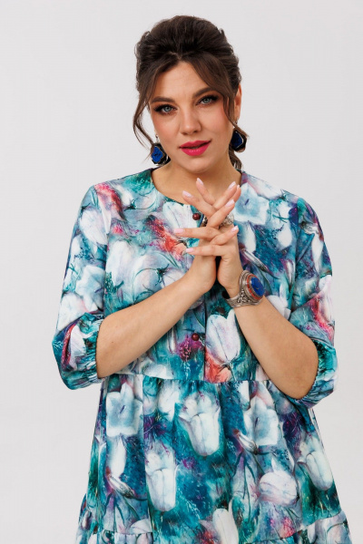 Платье Anelli 1649.1 колокольчики - фото 8