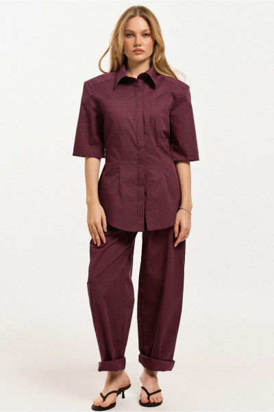 Блуза JRSy 2683 баклажан - фото 2