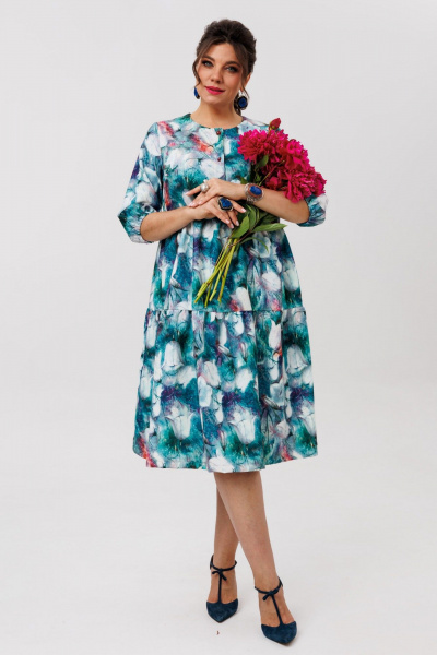 Платье Anelli 1649.1 колокольчики - фото 4