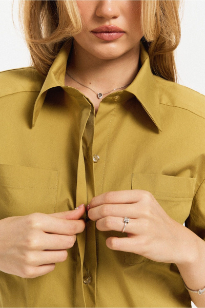 Блуза JRSy 2685 фисташка - фото 3