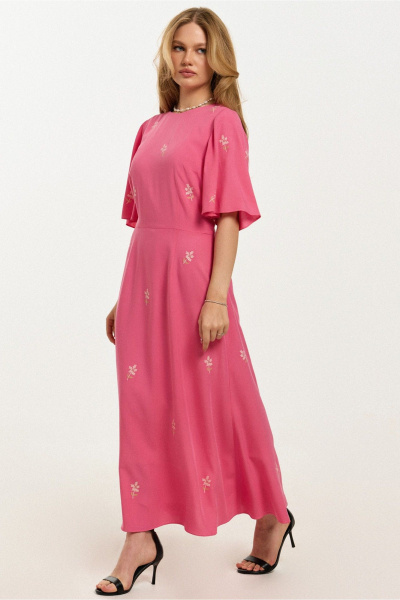 Платье JRSy 2687 розовый - фото 4