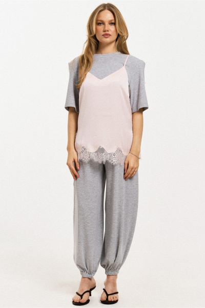 Джемпер JRSy 2688 меланж_серый - фото 5