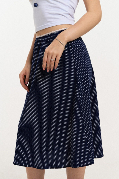 Юбка JRSy 2693 синий_в_горох - фото 5