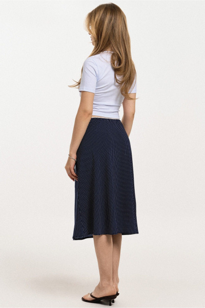 Юбка JRSy 2693 синий_в_горох - фото 2