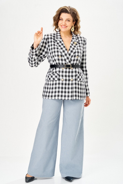 Брюки Andina city 2033-26 голубой - фото 3