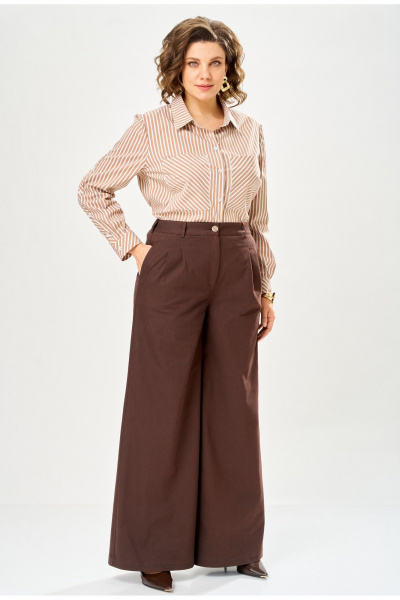 Брюки Andina city 2033-26 коричневый - фото 9