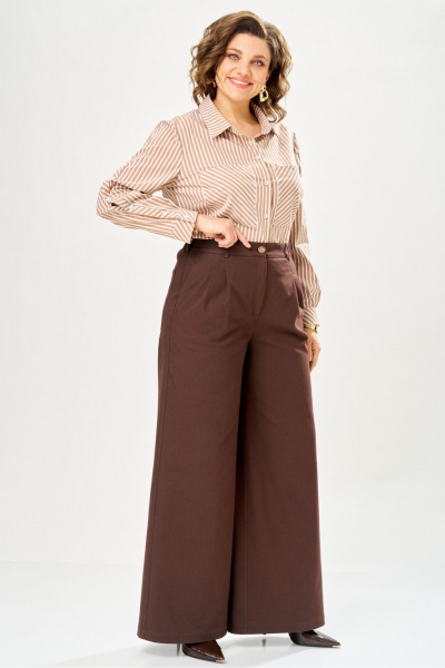 Брюки Andina city 2033-26 коричневый - фото 7