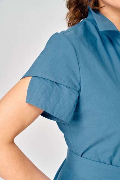 Платье EVA GRANT 7168Е джинс - фото 7