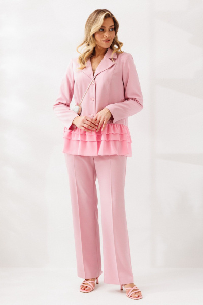 Брюки, жакет Mubliz 311 пудра - фото 27