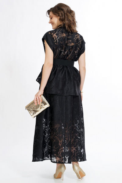 Блуза, юбка Alani Collection 2520 черный - фото 10