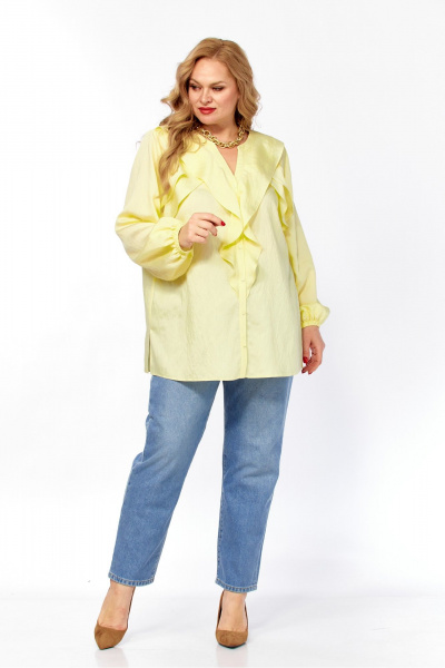 Блуза Элль-стиль 2469а желтый - фото 11