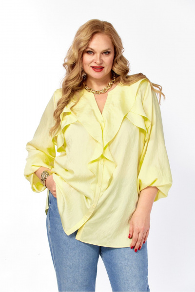 Блуза Элль-стиль 2469а желтый - фото 5