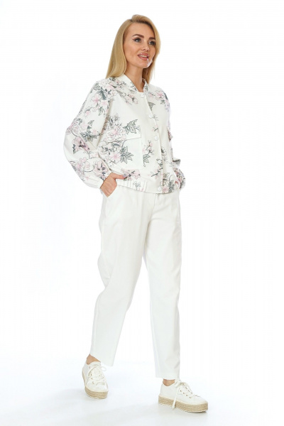 Брюки, бомбер Alani Collection 2568 молоко - фото 8