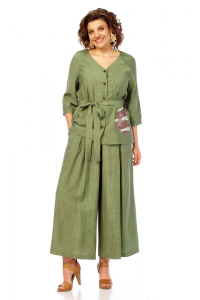 Блуза, брюки Matini 1.1810 зеленый - фото 14