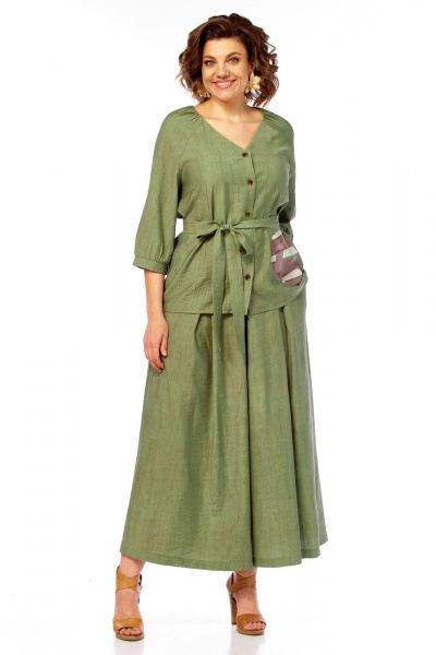 Блуза, брюки Matini 1.1810 зеленый - фото 12