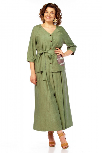 Блуза, брюки Matini 1.1810 зеленый - фото 11