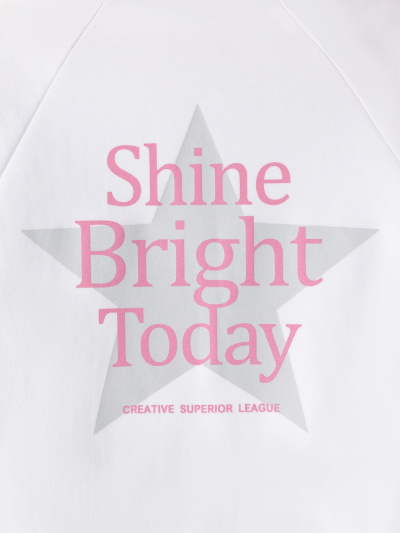 Толстовка Mark Formelle 167781-1/25-41856П-2 белый_печать_2_сл_на_пол_2_сл_на_спинке - фото 2