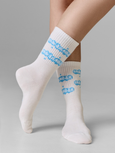 Носки Mark Formelle 217K-3562/26217K белый_рис.3562 - фото 1