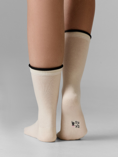 Носки Mark Formelle 245K-3509/26245K-1 молочный_рис.3509 - фото 2