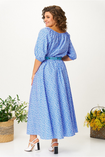 Платье Anastasia м-1222 синий - фото 10