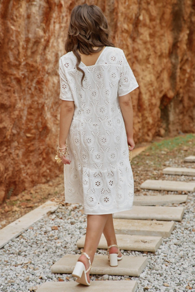 Платье Vittoria Queen 27843 молочный - фото 6