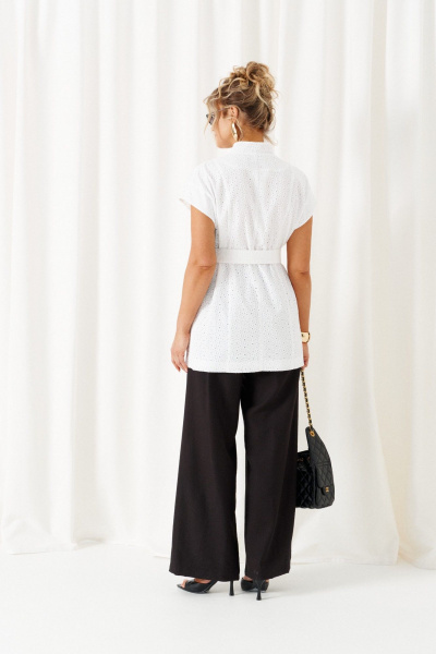 Брюки, жакет Beautiful&Free 6473 бело-черный - фото 8